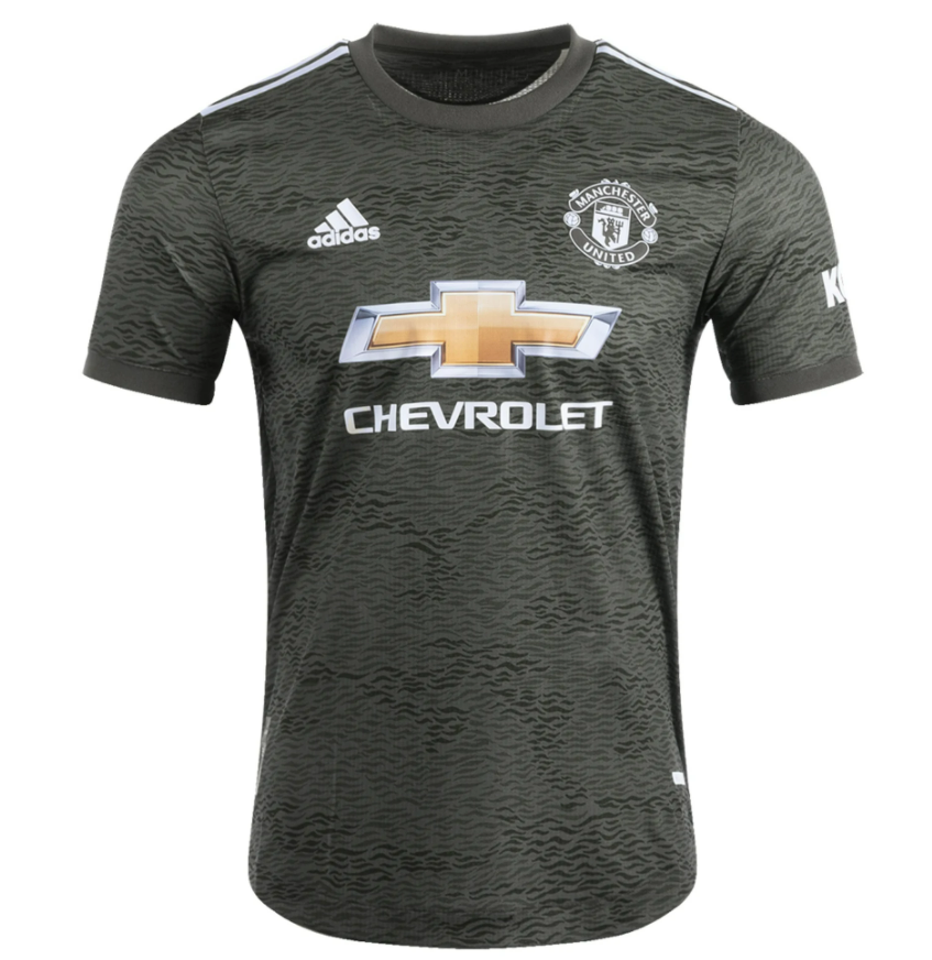 Manchester United Away Black Soccer Jersey Shirt Player Version 2020/21